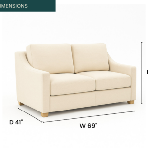 Alternative view of American Leather Today Sleeper Perry Sofa With Reverse Tapered Arms