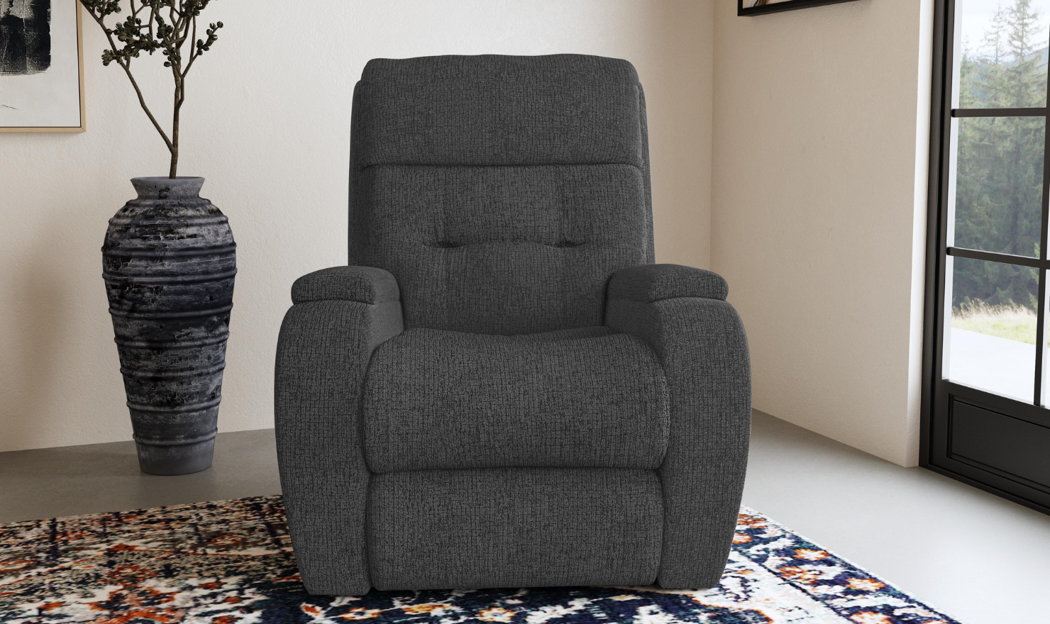Flexsteel Arlo Swivel Gliding Recliner Chair With USB Port