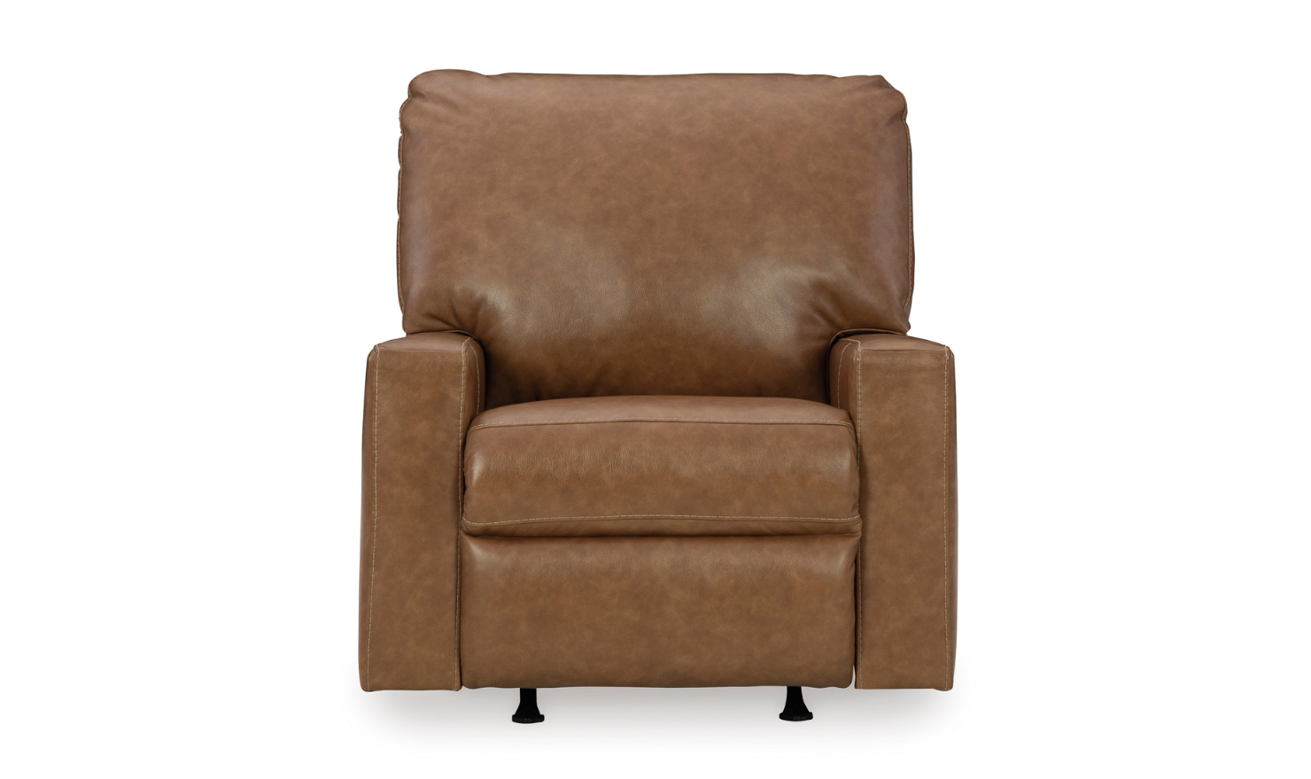 Modern Heritage Bolsena Rocking Leather Recliner In Caramel - Image 3