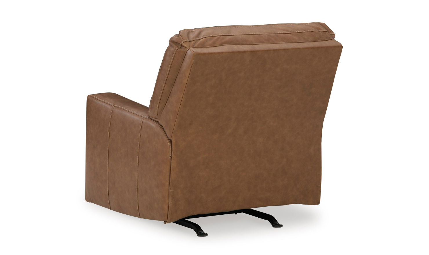 Modern Heritage Bolsena Rocking Leather Recliner In Caramel - Image 6