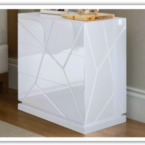Alternative view of ESF Furniture Kiu Rectangular Nightstand in White