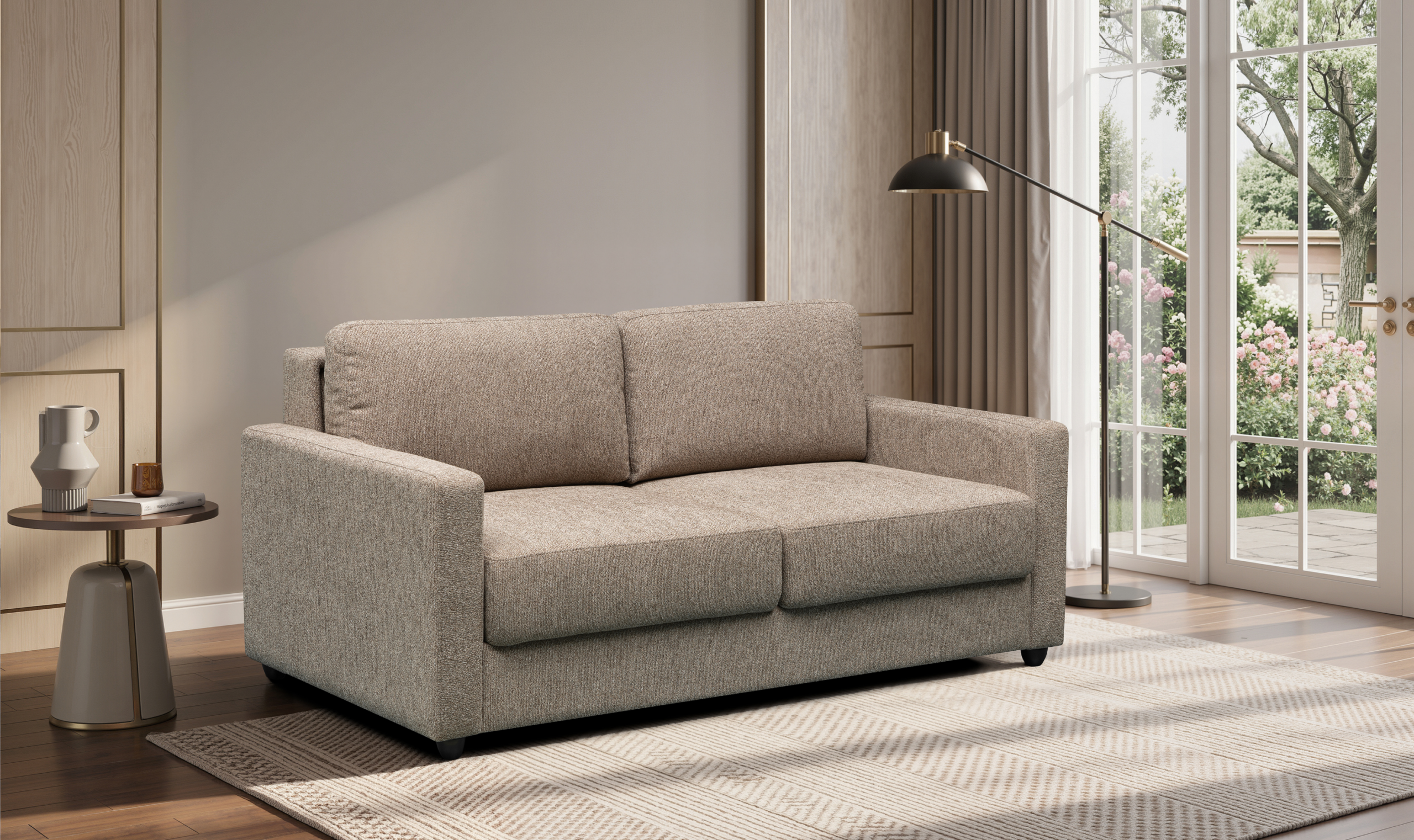 Klaussner Cuddle Queen Fabric Sleeper Sofa With Cloud Fold Function - Image 3