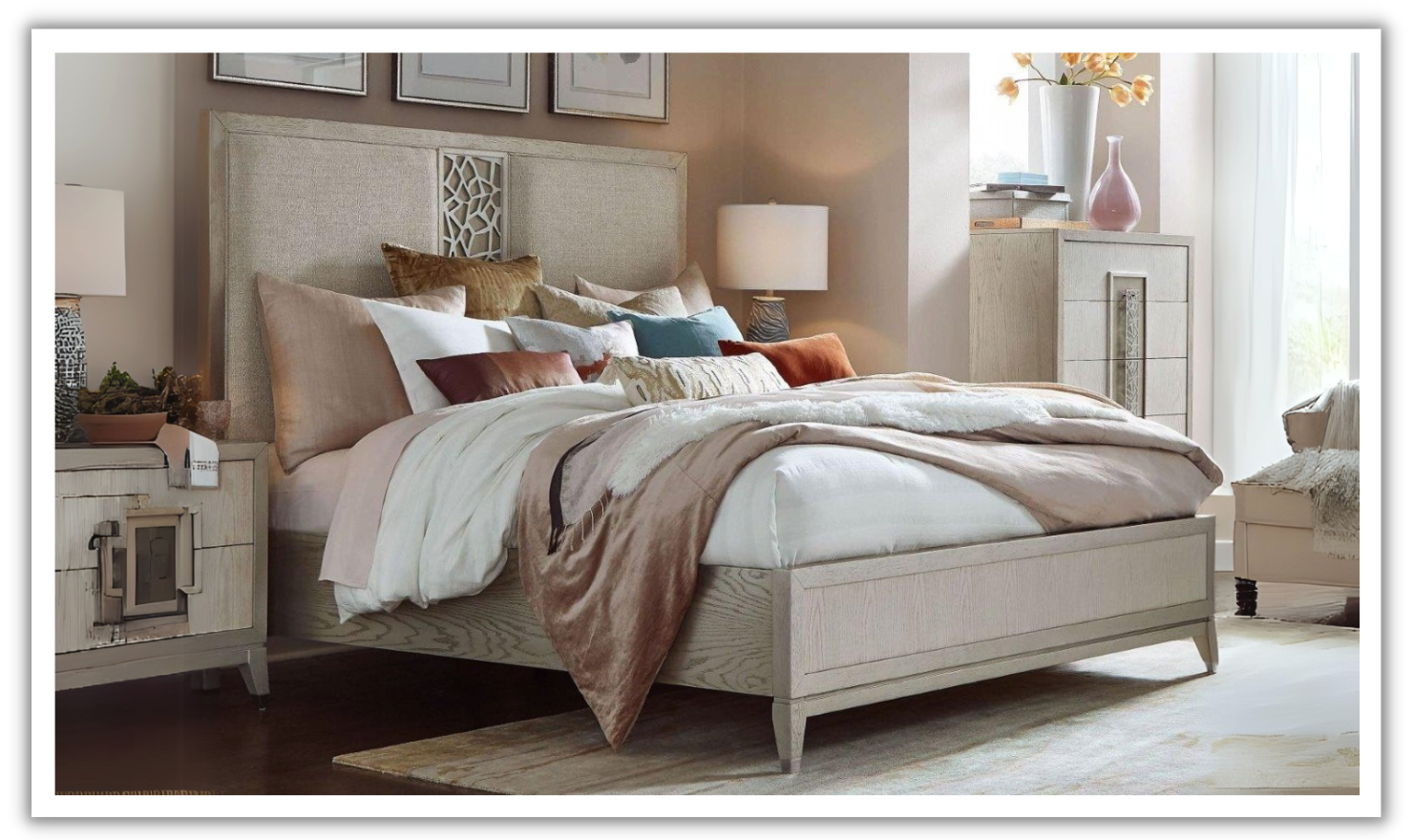 Magnussen Illustration King Panel Storage Bed - Image 5
