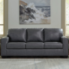 Modern Heritage Bolsena 3-Seater Leather Queen Sofa Sleeper