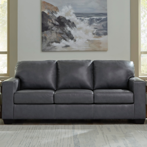 Modern Heritage Bolsena 3-Seater Leather Queen Sofa Sleeper