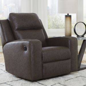 Alternative view of Modern Heritage Lavenhorne Faux Leather Rocker Recliner Chair with Attached Cushions