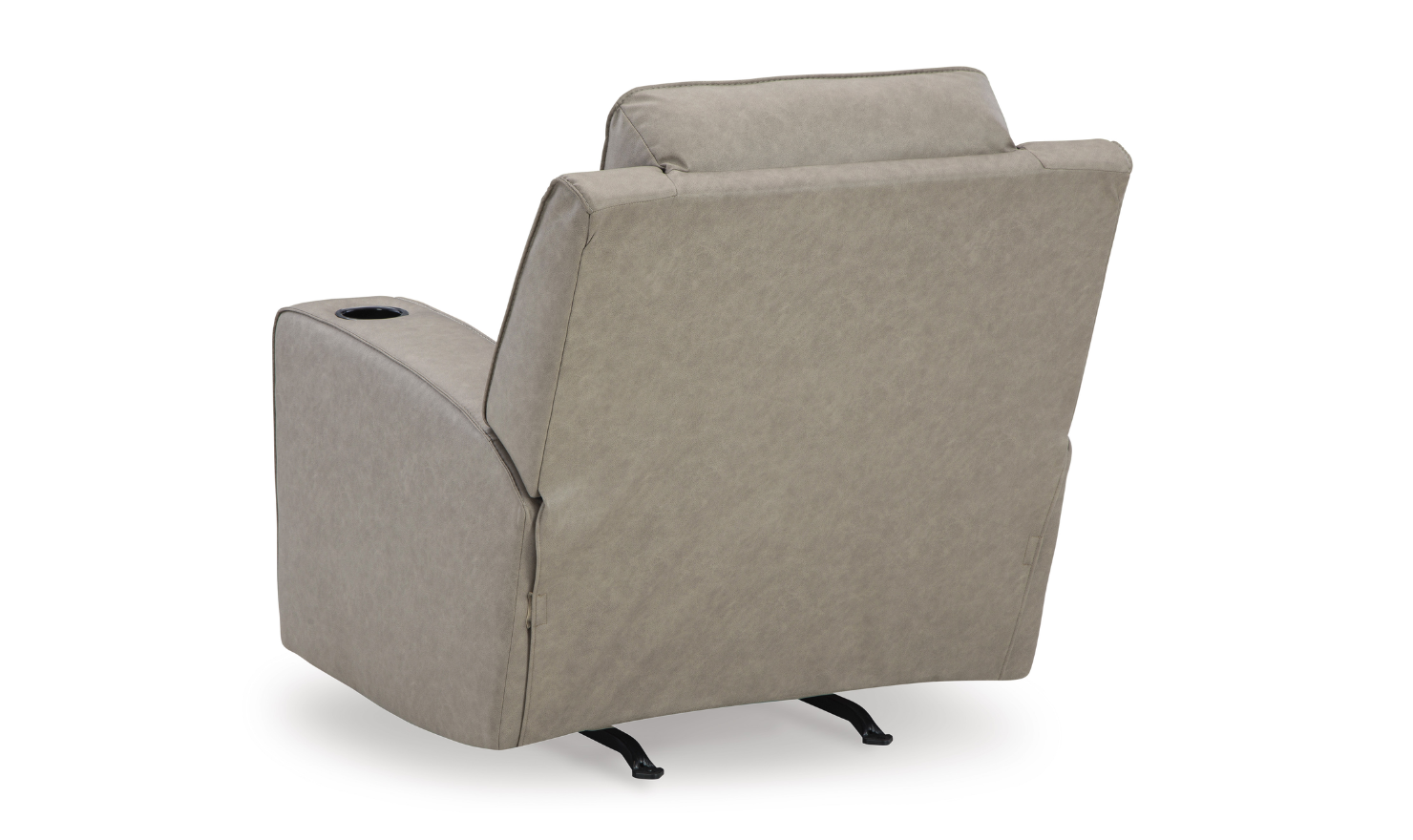 Modern Heritage Lavenhorne Faux Leather Rocker Recliner Chair with Attached Cushions - Image 5