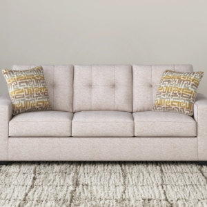 Modern Heritage Larimer 3-Seater Fabric Queen Sofa Sleeper With Two Color Options