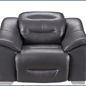 Alternative view of ESF Italia Abram Leather Power Reclining Chair with Adjustable Headrest - 972