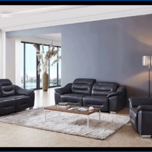 ESF Italia Abram Leather Power Reclining Chair with Adjustable Headrest - 972