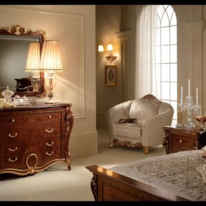 Alternative view of ESF Furniture Donatello Traditional Nightstand in Walnut Finish
